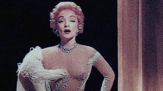 Marlene Dietrich Live at the Sahara Hotel 1955 Newsreel Footage [upl. by Marinna]