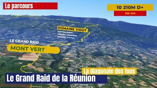 Parcours du Grand Raid de la Réunion 2023 changement en 2024  la diagonale des fous Live  Direct [upl. by Fiorenza545]