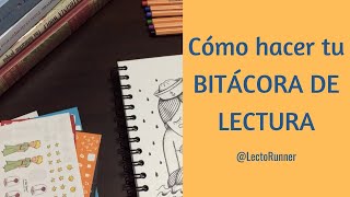 Cómo hacer y llenar tu propia BITÁCORA DE LECTURA [upl. by Amaras361]