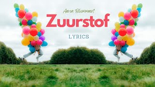 Aaron Blommaert  Zuurstof Lyrics [upl. by Daffi]