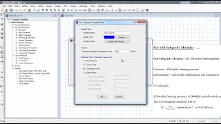 CSI SAFE  04 Define Soil Subgrade Modulas Allowable bearing pressure and settlement [upl. by Aihsoj]