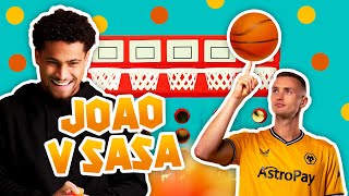 Joao Gomes vs Sasa Kalajdzic  Dunk 4 Basketball game [upl. by Annohs778]