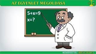 EGYENLETEK MEGOLDÁSA [upl. by Inanuah]