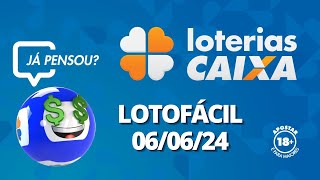 Resultado da Lotofácil  Concurso nº 3122  06062024 [upl. by Carmen]