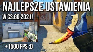 NAJLEPSZE USTAWIENIA w CSGO 2021 Rozdzielczość FPS Komendy Celownik [upl. by Lairbag799]