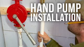 Installing the Excelsior E2 Hand Pump  Manual Well Pump [upl. by Agnimod675]