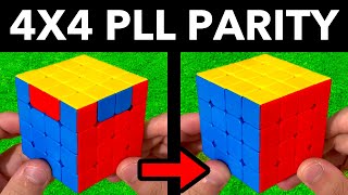 4x4 Rubik’s Cube PLL Parity NO ALGORITHMS [upl. by Mcnalley822]