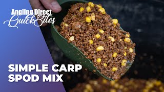 How To Make A Simple Carp Spod Mix  Carp Fishing Quickbite [upl. by Erusaert]