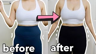 HOW TO GET RID OF HIP DIPS  I tried chloe tings hip dip workout for a week before and after [upl. by Lemaceon]