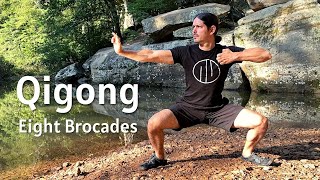 Eight Brocades Qigong Follow Along Practice for Beginners [upl. by Seedman]