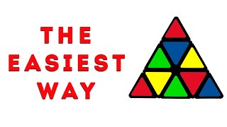 HOW TO SOLVE A PYRAMINX  The easiest and the quickest way [upl. by Ame]