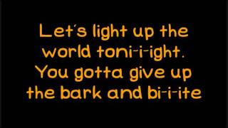 Glee  Light Up The World Lyrics On Screen [upl. by Bogey]