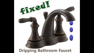 Remove Handles amp Fix Your Dripping Bathroom Faucet [upl. by Vaclav684]