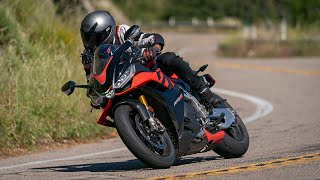 2021 Aprilia RSV4 Factory Review  MC Commute [upl. by Gloriane]