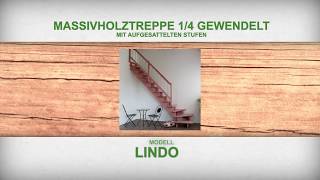 Massivholztreppe 14 gewendelt quotLindosquot  Montageanleitung  StarWood Treppenshop [upl. by Amin]