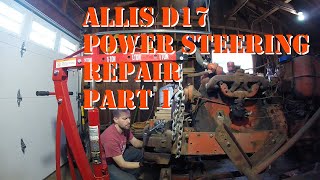 Allis Chalmers D17 Power Steering Repair Part 1 [upl. by Alenson868]