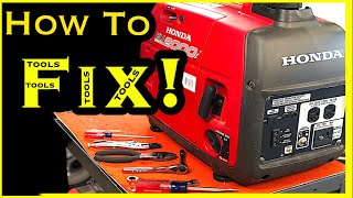 REPAIR HONDA GENERATOR EU2000i simple and easy [upl. by Korwin]