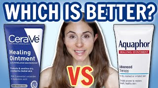 CERAVE VS AQUAPHOR 🤔 WHICH ONE IS BETTER DERMATOLOGIST DrDrayzday [upl. by Yenattirb]