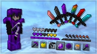 Purple Shadow 16x Release  Recolors  189 BedwarsSkywars pvp texture pack release [upl. by Elfont630]