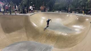 Jake Zen Huddy amp CJ first session at the new Byron Bay Skatepark 010623 [upl. by Saphra769]