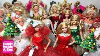 EVERY Holiday Barbie Doll Full Collection 19882018 [upl. by Adnat]