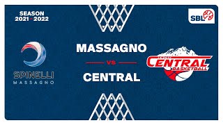 SB League  Day 17 MASSAGNO vs SWISS CENTRAL [upl. by Hanikahs]