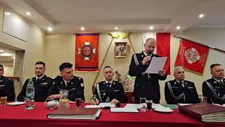 Walne zebranie sprawozdawcze w OSP Rożental [upl. by Yhtommit]