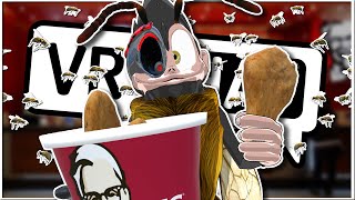 🐝🍗 Bumblebee That Likes To Eat KFC 🍗🐝  VRChat Funny Moments [upl. by Kile275]