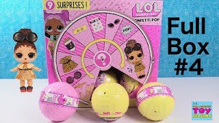 LOL Surprise Confetti Pop Doll Full Case Unboxing 4 Toy Review  PSToyReviews [upl. by Donn]