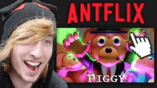 PIGGY ANTFLIX SERIES EPISODE 3 KreekCraft Reacts [upl. by Hales]