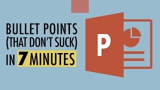 7 Minutes to WAY Better Bullet Points in PowerPoint  Microsoft Power Point Tricks and Tips [upl. by Dnomrej219]