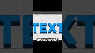 3D TEXT in PHOTOSHOP graphics photopea photoshop tutorial roblox robloxgfx [upl. by Tore]