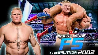 Brock Lesnar F5 Compilation 2002 [upl. by Lunseth]