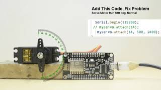 Fix Servo Motor 180 Deg Only Turn 90 Deg MG995 Arduino Nodemcu ESP8266 [upl. by Elehcin]