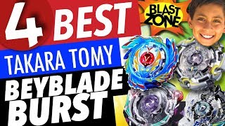 Beyblade Burst  My 4 Best Takara Tomy Beyblades New Beyblade Battle [upl. by Ribaj]