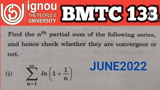 Bsc Mathematics  IGNOU  BMTC 133  JUNE TEE 2022  Real Analysis  BSCG  MTE09 [upl. by Oirrad]