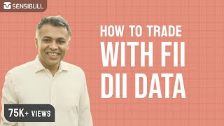 Options Trading Tutorial How to Trade Using FII DII Data [upl. by Aika]