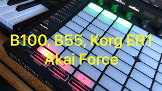 Cracking Earth Akai Force Korg ER1 Behringer System 100 with 55 amp 2500 modules [upl. by Aihsekin860]