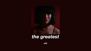 sia  the greatest slowed amp reverb [upl. by Neirda]