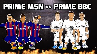 🔥MSN vs BBC🔥 Messi Suarez Neymar vs Bale Benzema Cristiano Ronaldo Frontmen 56 El Clasico [upl. by Saunder]