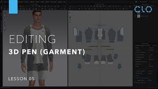 Beginners Guide to CLO Part 2 Editing 3D Pen Lesson 5 [upl. by Nobe]