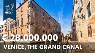 Historic Venice estate for sale on the Grand Canal  Ref 1343 [upl. by Barnes]