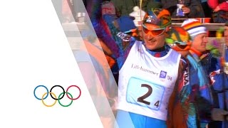 De Zolt amp CrossCountry Skiing Relay  Part 5  The Lillehammer 1994 Olympic Film  Olympic History [upl. by Aushoj749]