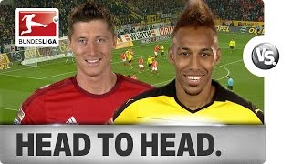 Lewandowski vs Aubameyang  GoalGetters Go HeadtoHead [upl. by Farah]