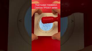 Thermostat Danfoss TP5001 Installation danfoss electrical thermostats [upl. by Grose]