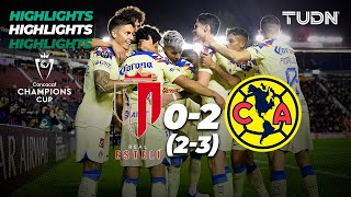 HIGHLIGHTS  América 2320 Real Estelí  CONCACHAMPIONS 2024  TUDN [upl. by Annaira33]