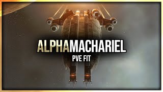 Eve Online  Machariel  Alpha Fit [upl. by Eirffej613]