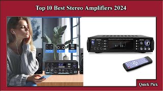 ✅ Top 10 Best Stereo Amplifiers 2024  Best Stereo Amplifiers [upl. by Barty]