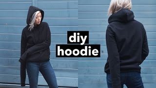 DIY Hoodie from Scratch  WITHWENDY [upl. by Akinahc904]