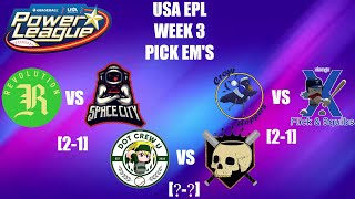 USA EPL Pick Ems WEEK 3 FT TheLancer27 [upl. by Edrahs736]